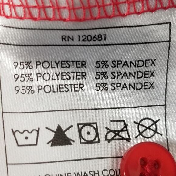 Caddy Cart Golf Polo Shirt Mens Extra Large XL Red Blue Patriotic USA Flag - Picture 12 of 13